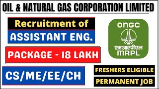 ONGC  MRPL Recruitment 2024  Through GATE 2023  Freshers  Package 18 Lakh  Latest Jobs 2024 [upl. by Bilow832]