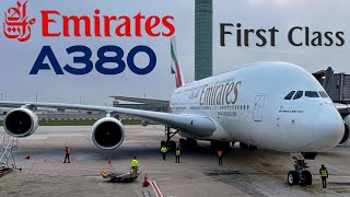 FIRST CLASS  Emirates Airbus A380  🇫🇷 Paris  Dubai 🇦🇪 Upper Deck FULL FLIGHT REPORT [upl. by Benedikta731]