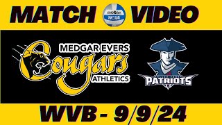 Medgar Evers College vs University of Valley Forge University  September 10 2024 [upl. by Gibson29]