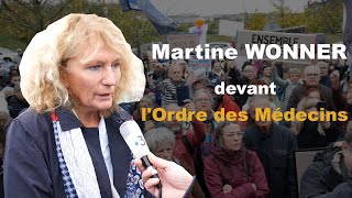 Premières déclarations de Martine Wonner à sa sortie de lordre des médecins  Studios PM France [upl. by Bough750]