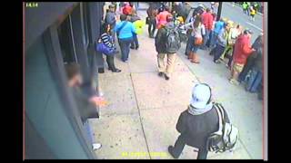 Surveillance Video Related to Boston Bombings [upl. by Wilser]