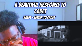 I CANT IMAGINE THE FEELING Krept  Letter to Cadet REACTION [upl. by Melitta]