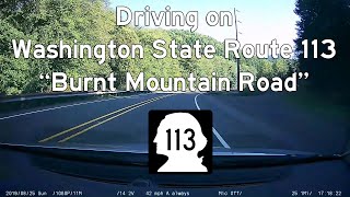 Washington SR 113 Burnt Mountain Road [upl. by Naerda427]