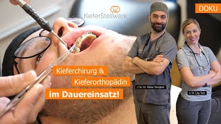 DOKU  Kieferchirurg und Kieferorthopädin im Dauereinsatz  KieferStellwerk [upl. by Nonez]