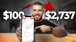 I Turned 100 Into 2737 in a Week Trading Forex [upl. by Jazmin952]