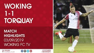 Woking 11 Torquay United  Match Highlights [upl. by Omoj]