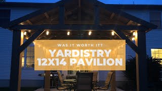 Costco Yardistry 12x14 Pavilion 6 month review [upl. by Rodrigo]