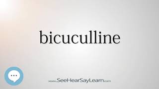 bicuculline [upl. by Einnaf]