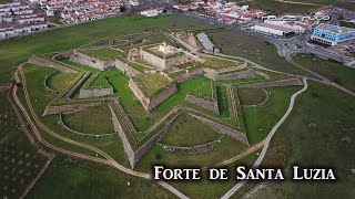 A vista aérea e a história do Forte de Santa Luzia em Elvas  4K UHD [upl. by Gower]