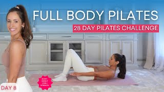 20 Min Pilates for Weight Loss amp Strength 28 Day Challenge Day 8 [upl. by Ahsoj]