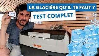 TEST COMPLET  Glacière Vevor à compression 35L  La glacière quil te faut [upl. by Erdah]