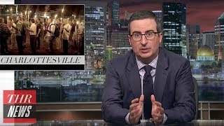 John Oliver on Trump It Doesn’t Get Easier Than Disavowing Nazis  THR News [upl. by Refotsirhc649]