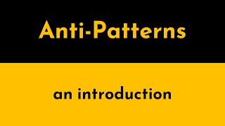 What are AntiPatterns  AntiPatterns vs Design Patterns  Geekific [upl. by Ahsienot147]