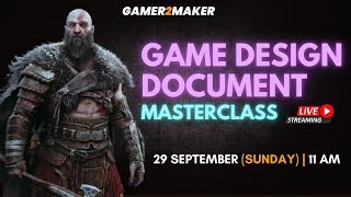 G2M Game Design Documentation  Game Design Masterclass [upl. by Ruhtracm]