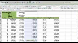 How to build an Amortization table in EXCEL Fast and easy Less than 5 minutes [upl. by Federico]