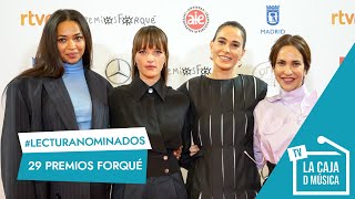 LECTURA DE NOMINADOS A LOS 29 PREMIOS FORQUÉ 2023  Conoce todos los DETALLES [upl. by Ybroc]