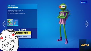 New KERNEL POPPY Skin in the Fortnite Item Shop Shorts [upl. by Siekram]