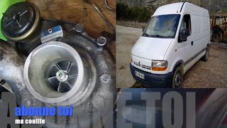 changement turbo Renault master 25 litre DCI 120 chx TIMELAPSE TUTO [upl. by Aneeh]