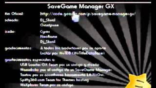 SaveGame Manager GX r107 WiiSceneBetacom [upl. by Lidaa665]