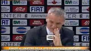 Presentazione ufficiale Claudio Ranieri alla Juventus [upl. by Yllut]