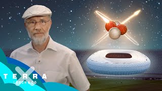 Wie groß ist ein Atomkern Physik im Fußballstadion  Harald Lesch [upl. by Luhar]