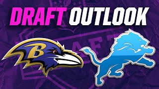 2024 NFL Draft Outlook for Ravens and Lions  CBS Sports [upl. by Ashling651]