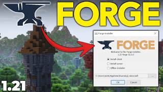 How To Download amp Install Forge for Minecraft 121 [upl. by Silvanus238]