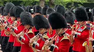 Trooping the Colour Major General’s Review Massed Bands March Down the Mall [upl. by Mazlack]