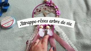 tutoriel arbre de vie sur attraperêves dreamcatcher [upl. by Aiz877]