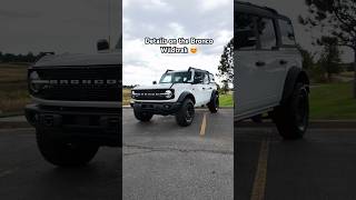 Ford Bronco Wildtrak in Oxford White 🔥 fordbronco bronco offroad [upl. by Roehm26]