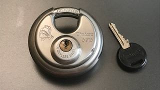 378 Chateau C970 Disc Padlock Picked [upl. by Aynatahs865]