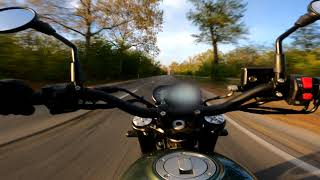 Benelli Leoncino 500  Onboard sound POV  4K [upl. by Bouley]