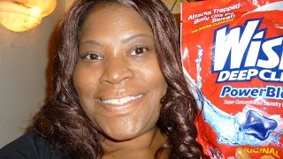 Laundry Detergent Review Wisk Deep Clean Power Blast [upl. by Bee]