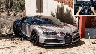 Rebuilding Abandoned Bugatti Chiron Forza Horizon 5 Logitech G29 Stering Wheel Gameplay [upl. by Price404]