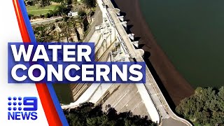 Water quality concerns amid Warragamba Dam reaching peak  9 News Australia [upl. by Ritch]