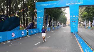 Test route at start line of HCMC Marathon 2024  VTHT 130124 [upl. by Raye]