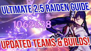 UPDATED 25 Raiden Guide Constellations Builds Weapons Teams and MORE Genshin Impact [upl. by Drareg114]