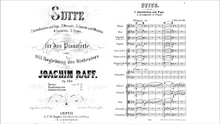 Raff Joachim 1875 Suite for piano and orchestra op 200 — NguyenKluttigNorrlands Opera [upl. by Maffa]