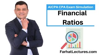 CPA Exam BAR Simulation Financial Ratios [upl. by Aroved612]