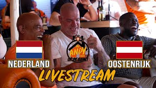 Nederland  Oostenrijk  LIVE Bij Andy Thuis op de Bank Met Royston Drenthe amp Glenn Helder [upl. by Eyak]