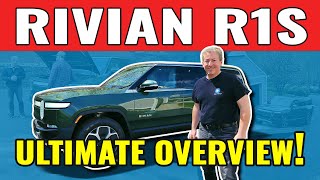 Rivian R1S Delivery Deep Dive Features Review [upl. by Suoivatco]