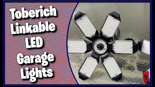 Must have Moveable Light Toberich Linkable Led Garage Lights  MumblesVideos Product Review [upl. by Rolecnahc]