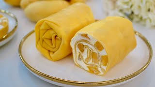 Mango Roll Cake [upl. by Ashok]