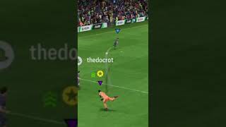 HE FLUFFED THE FINISH eafc24 foryou gaming shorts reels entertainment football soccer [upl. by Wade]