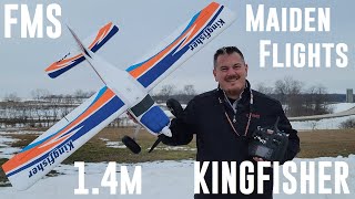 FMS  Kingfisher  14m  Maiden Flights [upl. by Elimac86]