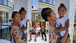 Dwyane Wade amp Gabrielle Union Daughter Kaavias First Day of School  She Looks So Excited 🥰🙂 [upl. by Dijam]