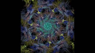 Broken mandala  Jwildfire fractal animation [upl. by Griz]