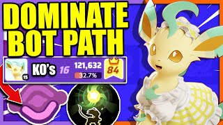 Nothing has a chance against SOLAR BLADE LEAFEON in PATH  Pokemon Unite [upl. by Dulcy721]