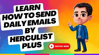 HercuList Learn how to Send Daily Emails by HercuList Plus [upl. by Britt]