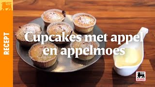 Cupcakes met appel en appelmoes [upl. by Gninnahc]